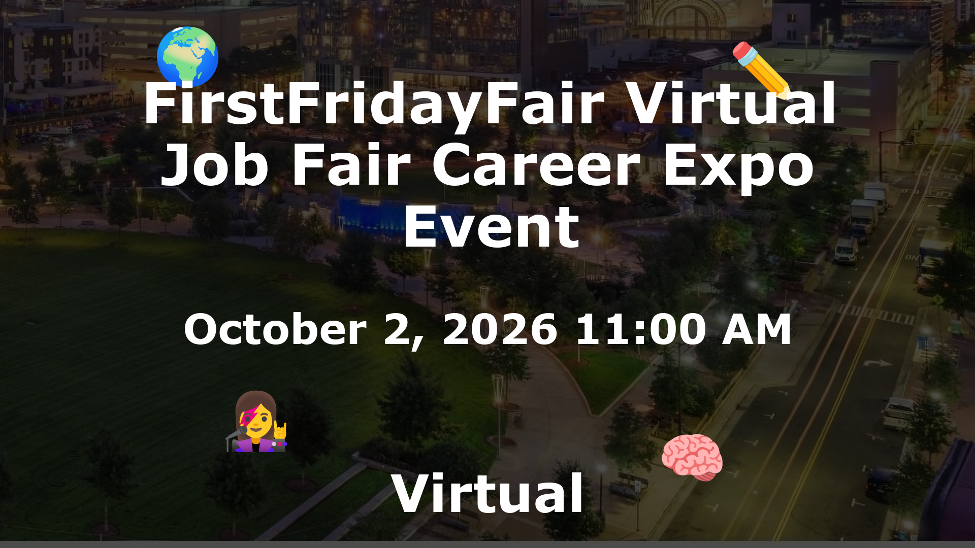 FirstFridayFair Virtual Job Fair Career Expo Event event image